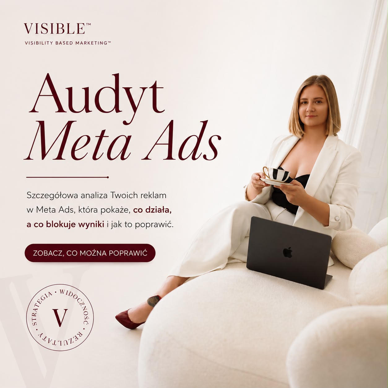 Audyt Meta Ads VISIBLE™ — Urszula Gondek
